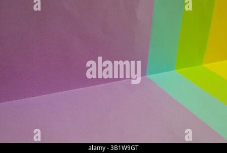 Minimalist abstract concept bright paper on a crumpled background in different designs and photos Stock Photo