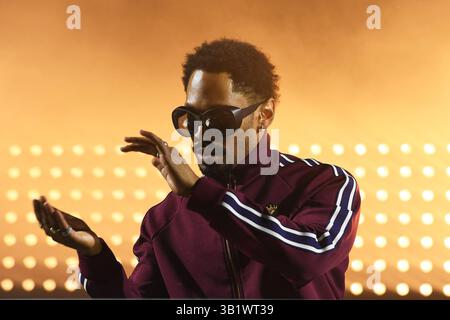 London, UK. 25th Apr 2025. LONDON, ENGLAND - APRIL 25: Kaytranada (Louis Celestin) performing at Alexandra Palace on April 25, 2025 in London, England.CAP/MAR ©MAR/Capital Pictures Credit: Capital Pictures/Alamy Live News Stock Photo