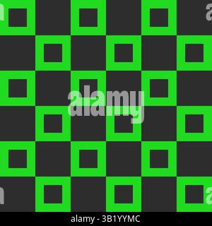 Y2K style square pattern with seamless grid layout, ideal for modern backgrounds, wallpapers, and digital designs. High quality vector illustration in Stock Vector