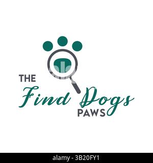 Pet logo, cat and dog logo design in vector template Stock Vector