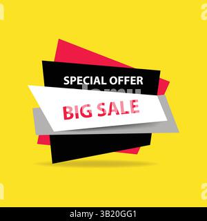 sales tags, summer background, and vector background design Stock Vector