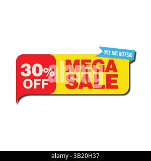sales tags, summer background, and vector background design Stock Vector