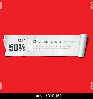 sales tags, summer background, and vector background design Stock Vector