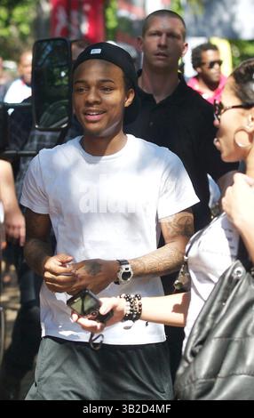 JOHANNESBURG, SOUTH AFRICA: American rapper Eve performs during a one