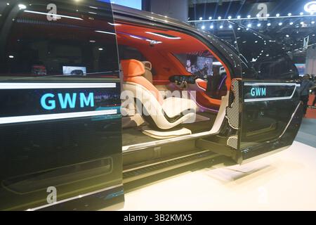 Visitors watched the iNest Smart Nest 4.0 intelligent cockpit launched ...