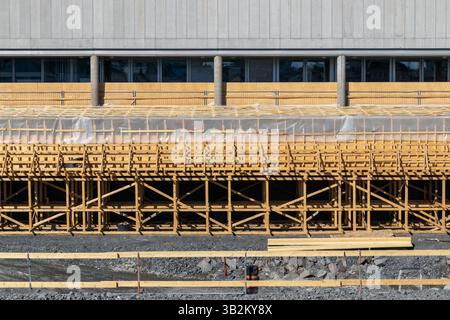 Traditional Timber Formwork Construction site with timber formwork Stock Photo - Alamy