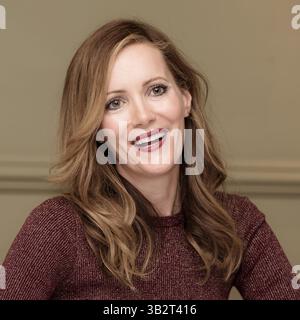 Jan. 28, 2016 - Hollywood, CA, USA - LESLIE MANN promotes 'How To Be Single.' Leslie Mann (born March 26, 1972) is an American actress and comedian known for her roles in comedic films such as The Cable Guy (1996), George of the Jungle (1997), Big Daddy (1999), Timecode (2000), Perfume (2001), Stealing Harvard (2002), The 40-Year-Old Virgin (2005), Knocked Up (2007), 17 Again (2009), Funny People (2009), Rio (2011), The Change-Up (2011), This Is 40 (2012), The Bling Ring (2013), The Other Woman (2014), Vacation (2015) and How to Be Single (2016), many of which are collaborations with her husba Stock Photo