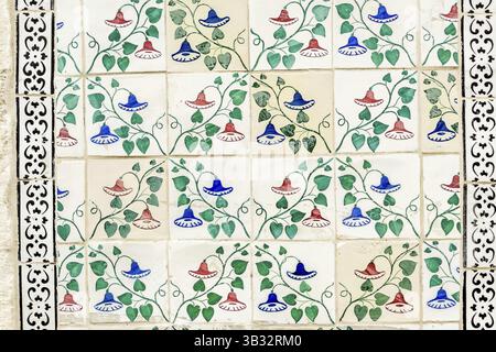 Seamless pattern with flowers,, CONTINENT  Stock Photo