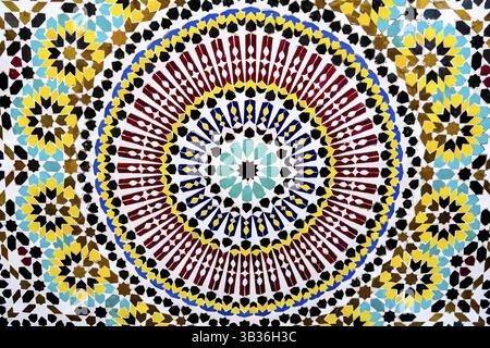 Mosaic tile abstract pattern,, CONTINENT  Stock Photo