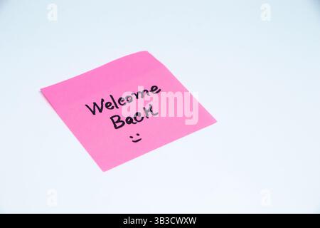 Positive affirmations concept. motivation words on sticky note with isolated background Stock Photo