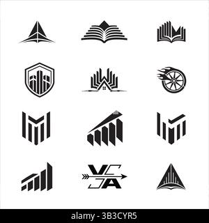 Logo icon cacktor dsign Stock Vector
