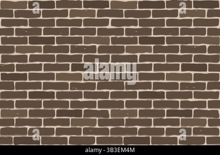 Brick wall design, background image Stock Vector