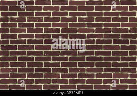 Brick wall background texture. Stock Vector