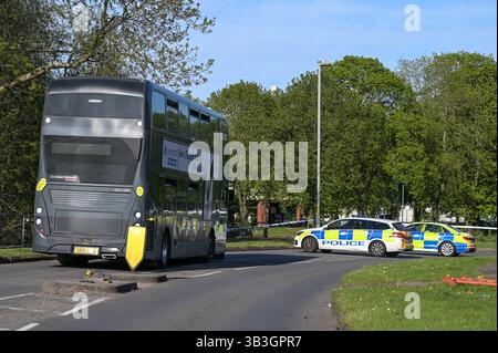 West Midlands Rtc Arden Road, Rednal 28th April 2025. - West Midlands Police closed Arden ...