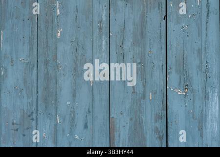 Light blue painted wooden planks Stock Photo
