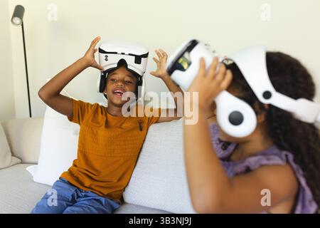 Children wearing VR headsets on September 26, 2026 in Hong Kong. (Photo ...