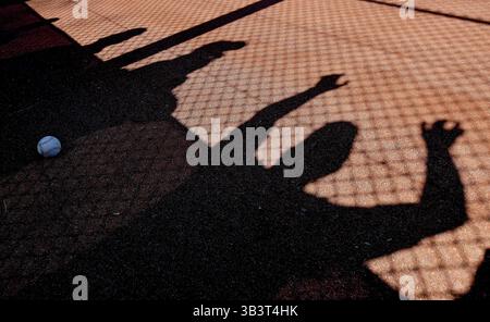 Fans watch during batting practice before Game 1 of baseball's World ...