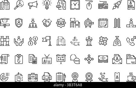 Employment icons Simple vector icon. Illustration symbol design template for web mobile UI element. Stock Vector