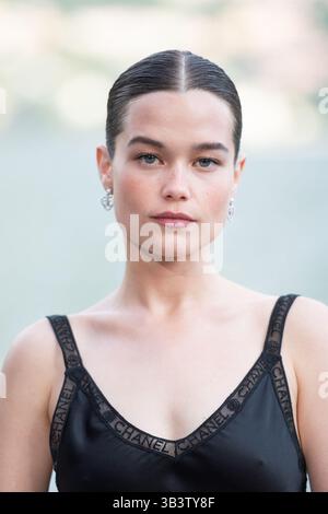 Sarah Catherine Hook attending the Chanel Cruise 2025 fashion show at