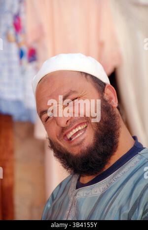 May 1, 2011 - Tunisia, Tunisia, Africa - Arab, laughing, portrait, Medina, Tunisia, Africa (Credit Image: © Andrey Nekrasov -ZUMA Wire/ZUMAPRESS.com) Stock Photo