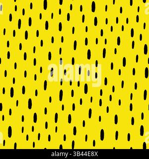 Small Dash Pattern Vector. Dotted lines texture. Retro seamless pattern with hand drawn sprinkles. Memphis style Stock Vector