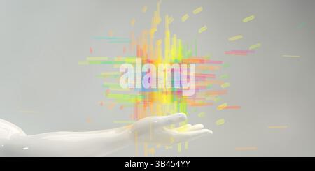 Blockchain Technology As A Creative Business Concept Stock Photo