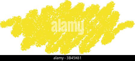 Crayon Drawing Texture Background Isolated On A White Background. Vector Illustration. Stock Vector
