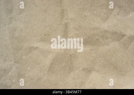 Grunge vintage old paper background. Brown crumpled paper texture. Stock Photo