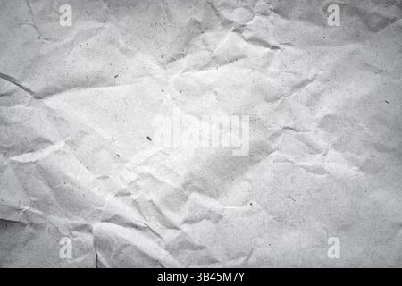 white paper texture. Crumpled white paper abstract shape background. Stock Photo