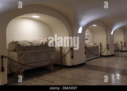 Tombs of the popes in the Vatican Grottoes, under Saint
