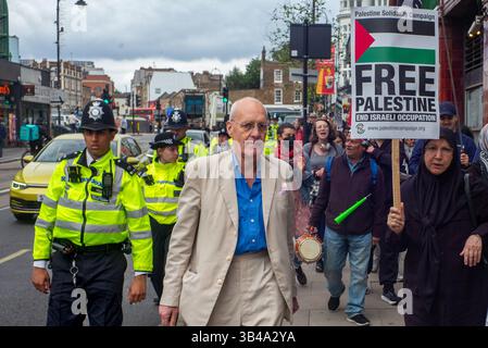 free Palestine march Kentish town, London UK Stock Photo