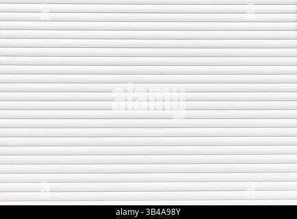Garage gate background texture. Closed garage door made of metal planks Stock Photo