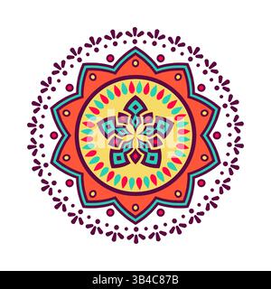 Flower mandalas vintage decorative elements Stock Vector