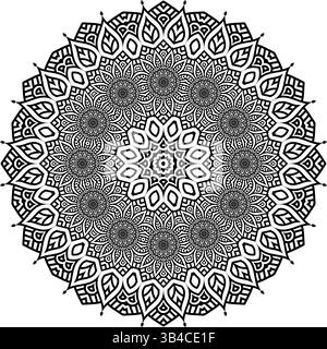 Mandala vector icon for your design, easily editable vector icon, vector art illustration Stock Vector