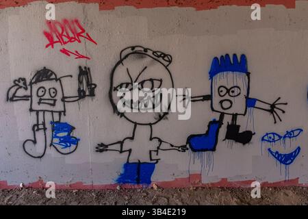 graffiti in Albuquerque, New Mexico Stock Photo