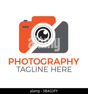 Modern Photography Logo Design  Camera Icon for Photography Business or Studio Branding. Vector Stock Vector