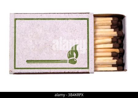 Matchbox isolated on white background Stock Photo