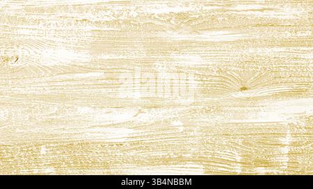 Light rustic wooden background with textured grain and whitewashed planks, mockup, top view Stock Photo