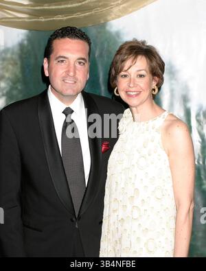 Apr. 16, 2008 - 12 April 2008 - White Plains, NY, USA -Tony Aiello (Reporter, CBS Westchester) and wife Liz attends The 63rd Boys' Towns of Italy ''Ball of the Year'' held at the Ritz Carlton Hotel.  Credit:  Anthony G. Moore/   K57848AGM.(Credit Image: © Globe Photos/ZUMAPRESS.com) Stock Photo