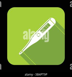 Medical Symbol Icon - Caduceus with Two Snakes and Wings | Healthcare, Medicine, and Wellness Representation on Orange Background Stock Vector