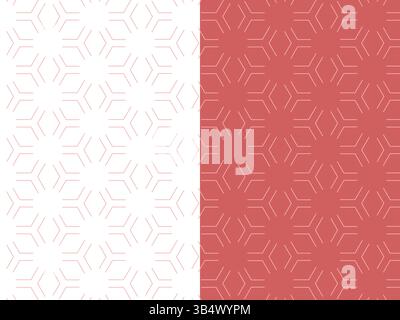 Luxury Geometric hexagonal Pattern Seamless Abstract Background Stock Vector