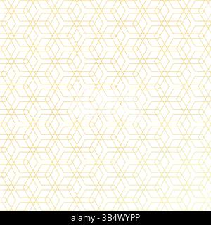 Luxury Geometric hexagonal Pattern Seamless Abstract Background Stock Vector