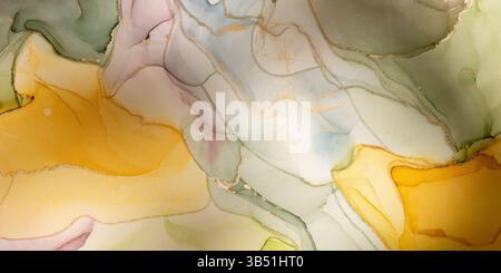 Beautiful marble surface in pastel tones with glitter effect. Modern abstract stone background. Stock Photo