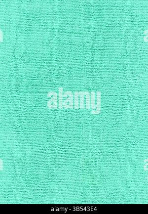 Turquoise crumpled tissue paper texture background detail Stock Photo
