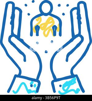 invaluable employee color icon vector color illustration Stock Vector ...