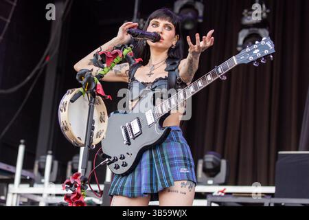 Lilith Czar (Juliet Simms) at Summerfest Music Festival on July 7