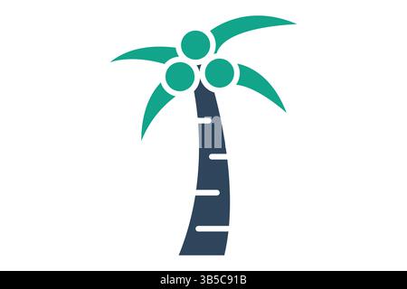 Trees icon. solid icon style. icon related to orchards. agriculture elements vector illustration Stock Vector