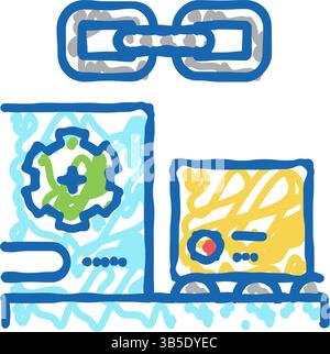requisition review icon doodle illustration Stock Vector Image & Art ...