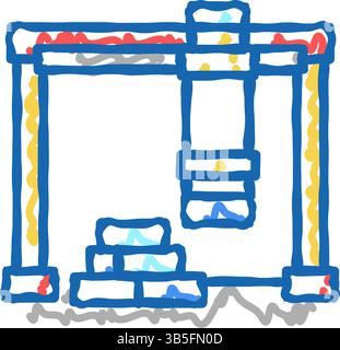 loader port icon doodle illustration Stock Vector Image & Art - Alamy