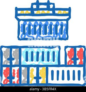 containers loader port color icon vector illustration Stock Vector ...